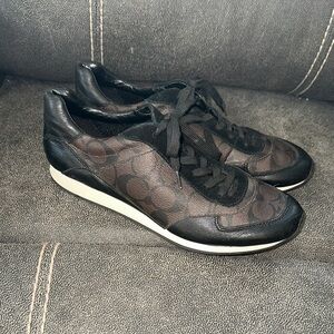 Coach Black and Brown Women's Sneakers